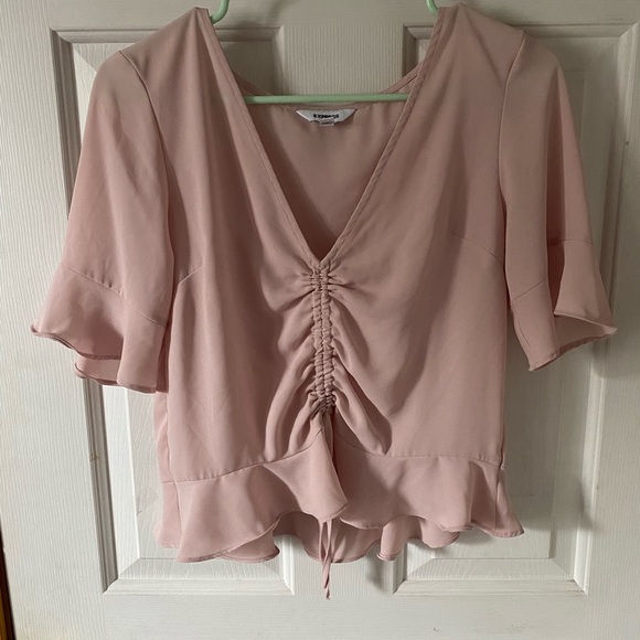 Express Tops - Light pink blouse